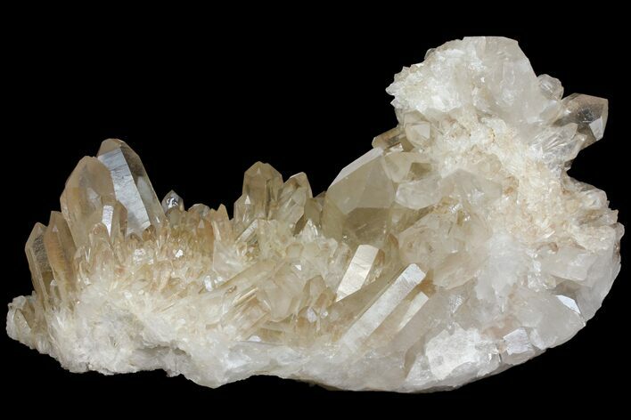 Large, Wide Quartz Crystal Cluster - Brazil #136162